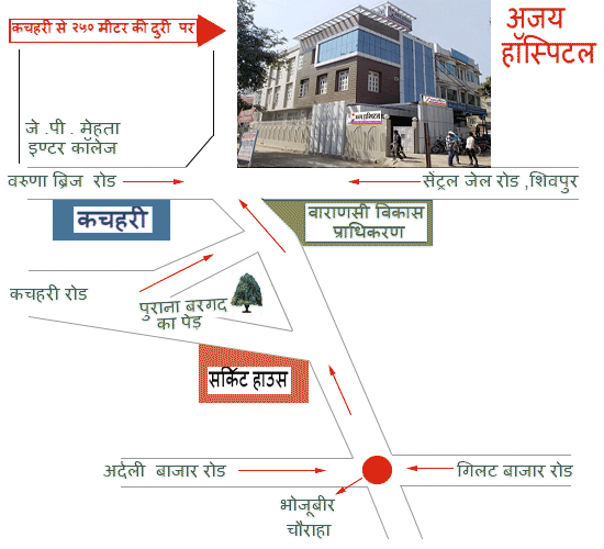 hospital map